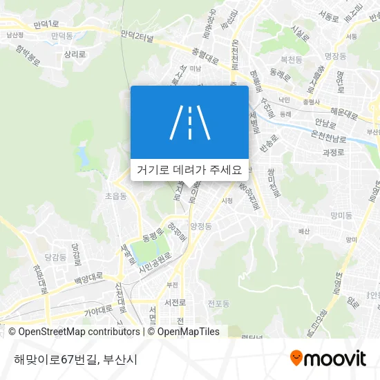 해맞이로67번길 지도