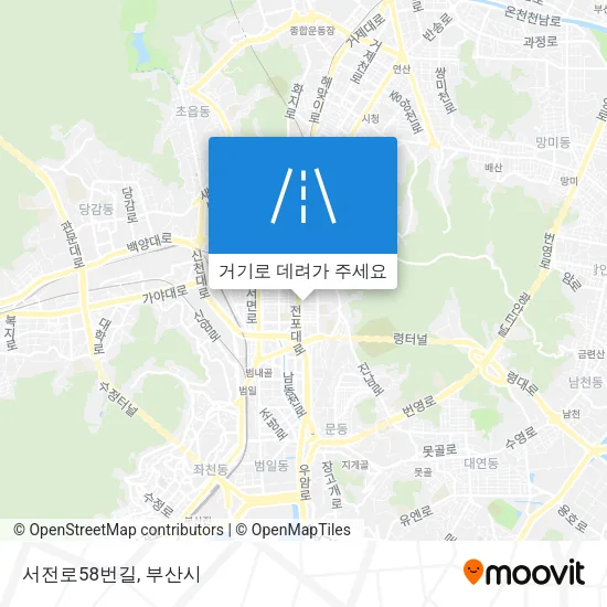 서전로58번길 지도