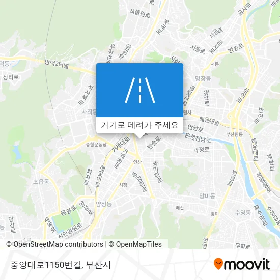중앙대로1150번길 지도