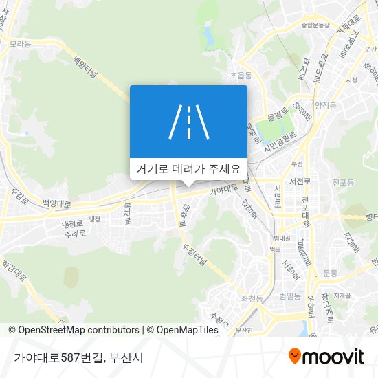 가야대로587번길 지도