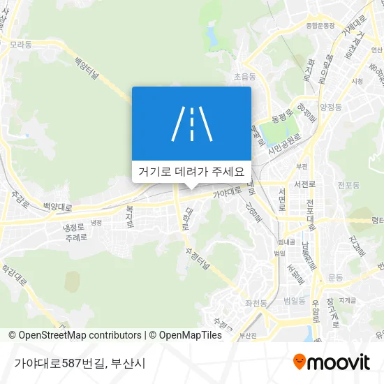 가야대로587번길 지도