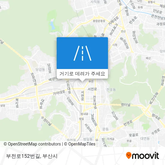 부전로152번길 지도