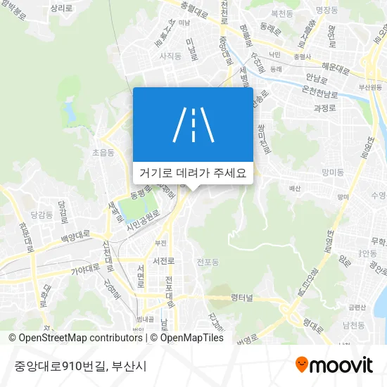 중앙대로910번길 지도