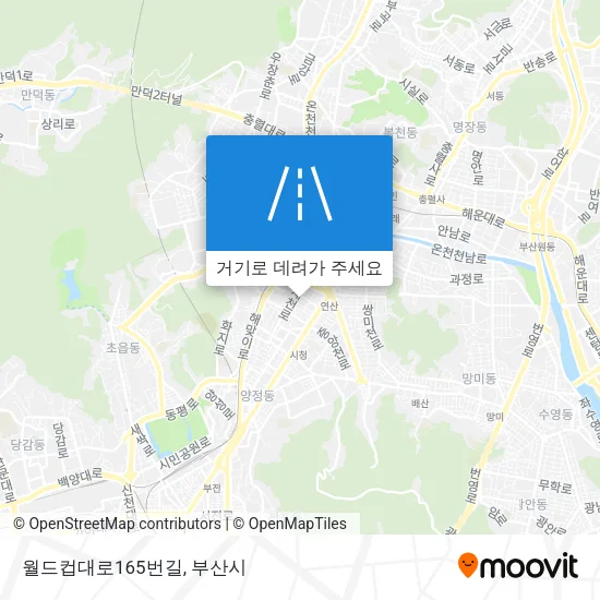 월드컵대로165번길 지도