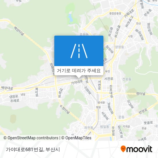 가야대로681번길 지도