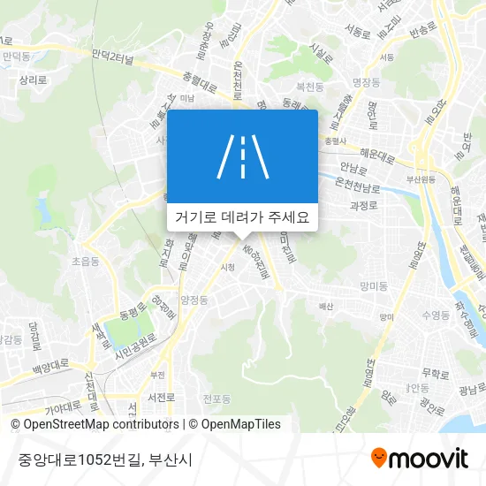 중앙대로1052번길 지도
