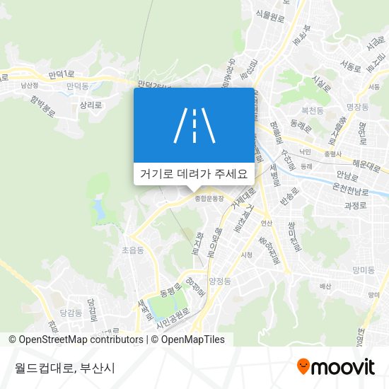 월드컵대로 지도