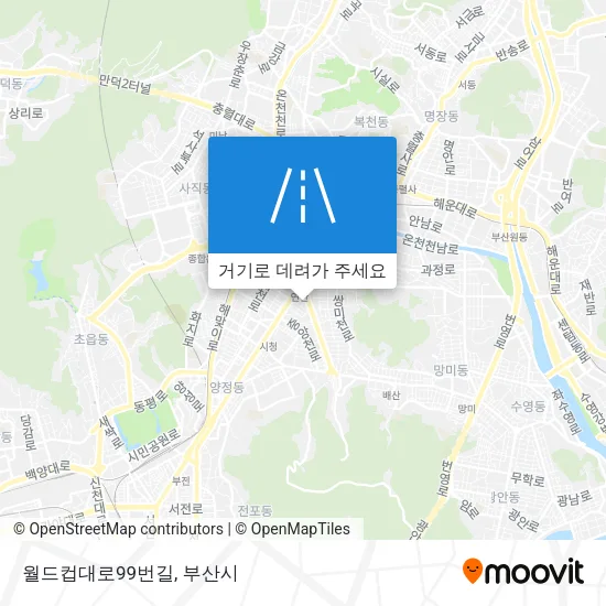 월드컵대로99번길 지도