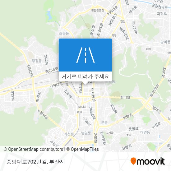 중앙대로702번길 지도