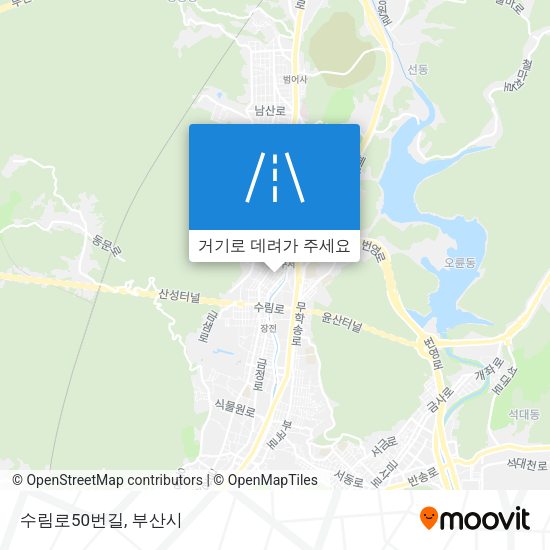 수림로50번길 지도