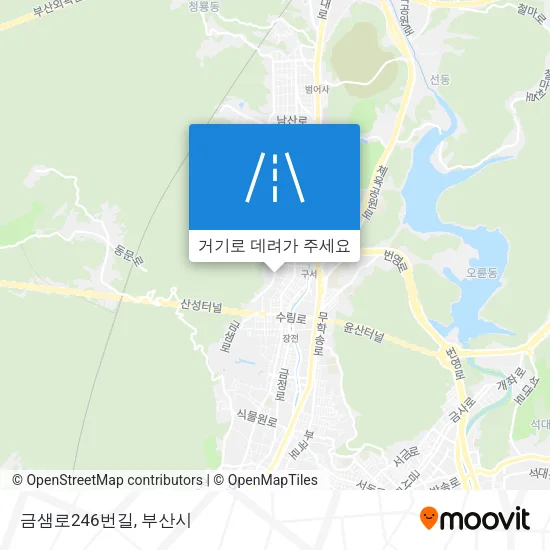 금샘로246번길 지도