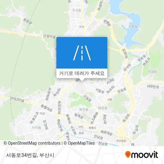 서동로34번길 지도