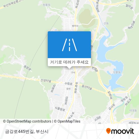 금강로445번길 지도