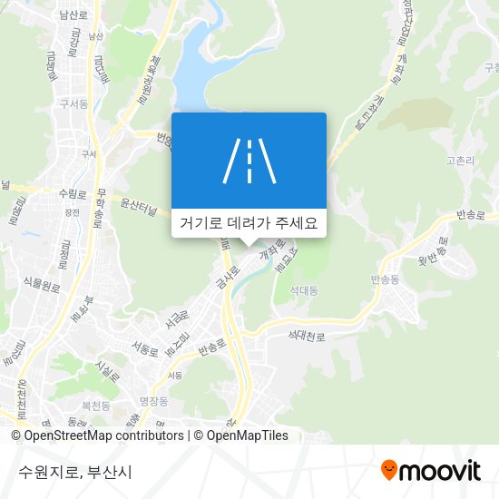 수원지로 지도