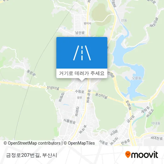 금정로207번길 지도