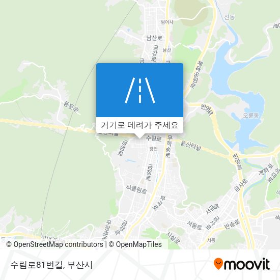 수림로81번길 지도
