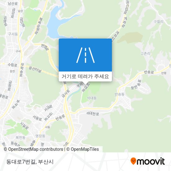 동대로7번길 지도