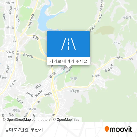 동대로7번길 지도