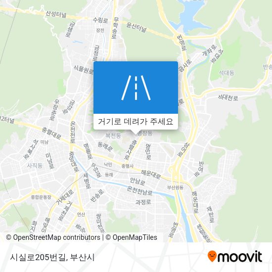 시실로205번길 지도