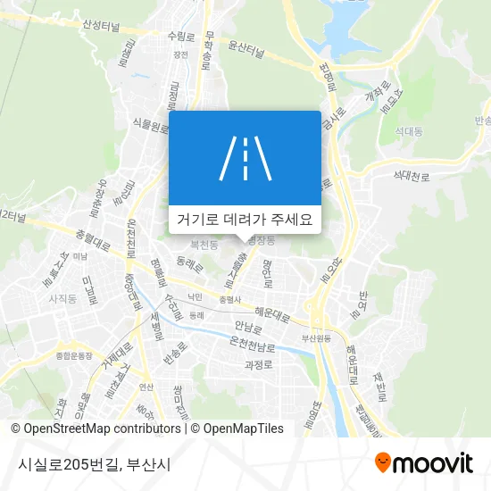 시실로205번길 지도