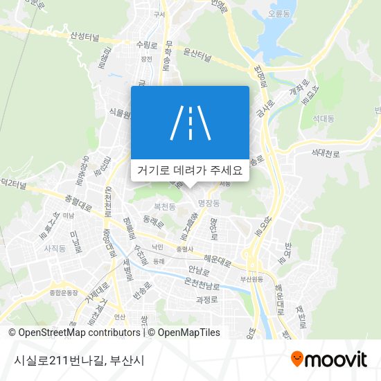 시실로211번나길 지도