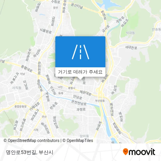 명안로53번길 지도