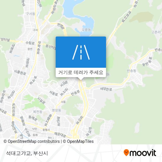 석대고갸교 지도