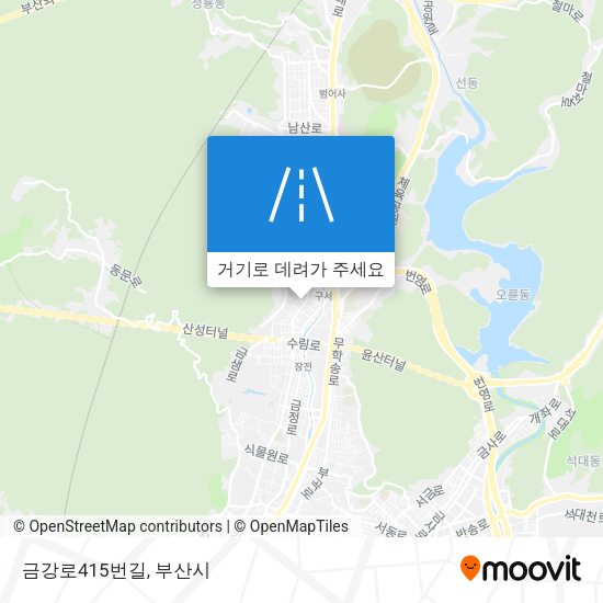 금강로415번길 지도