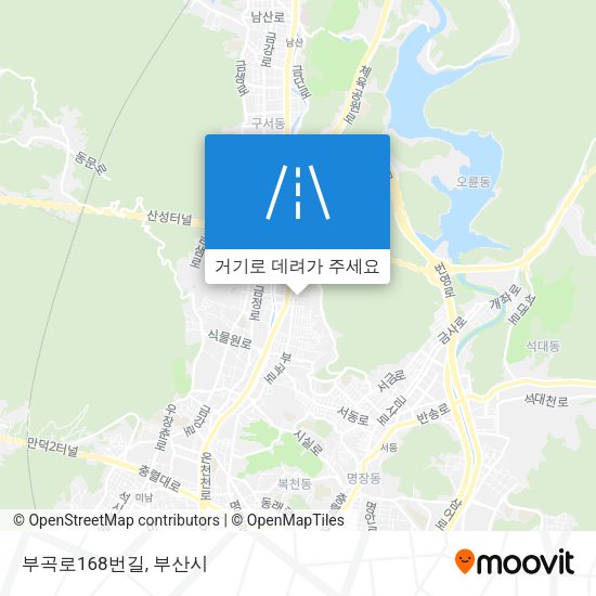부곡로168번길 지도