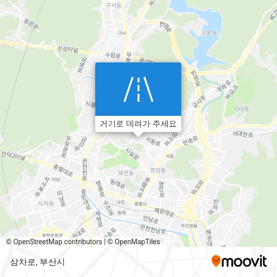삼차로 지도