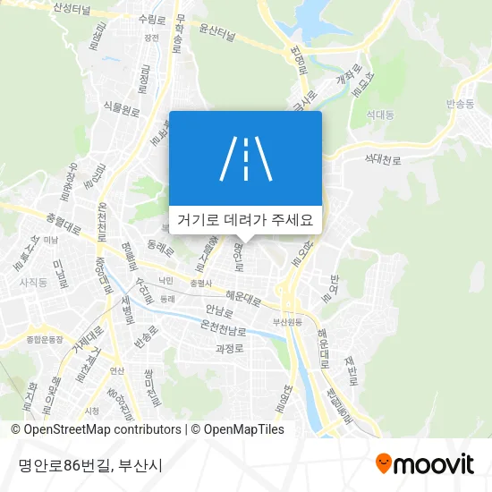 명안로86번길 지도