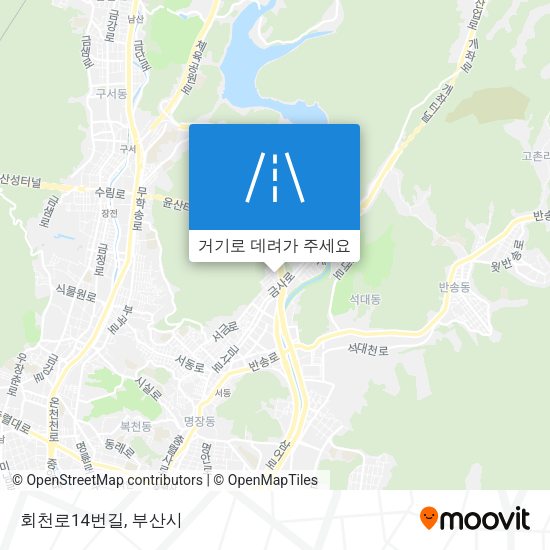 회천로14번길 지도