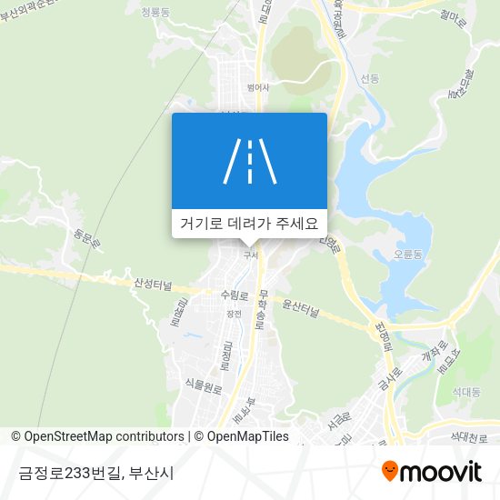 금정로233번길 지도