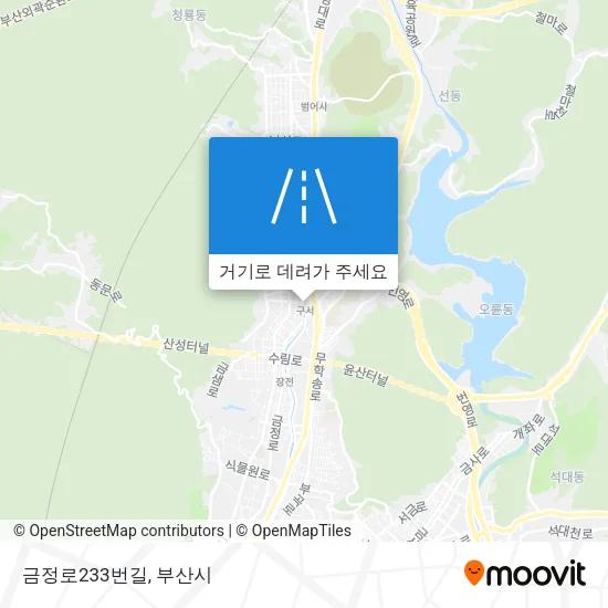 금정로233번길 지도
