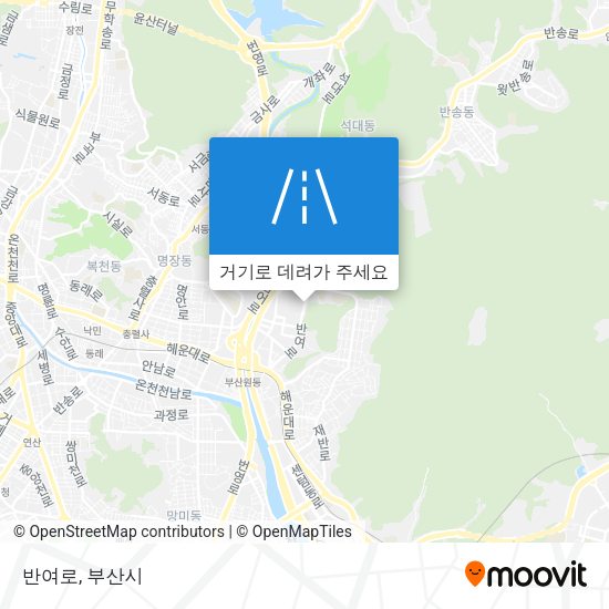반여로 지도