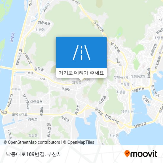 낙동대로189번길 지도
