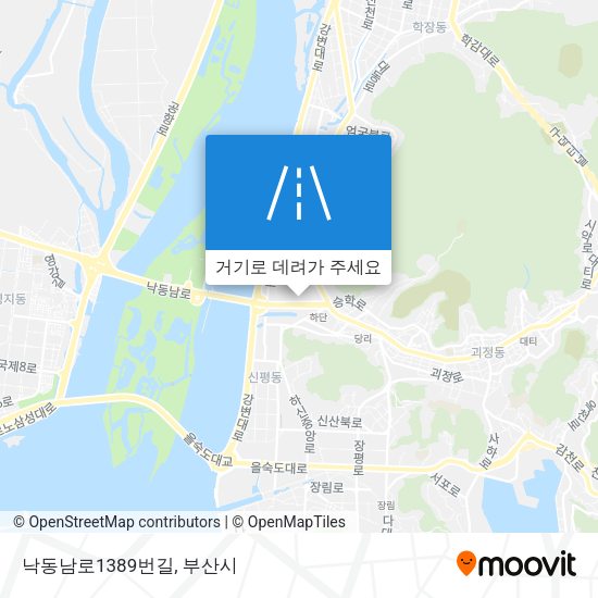 낙동남로1389번길 지도