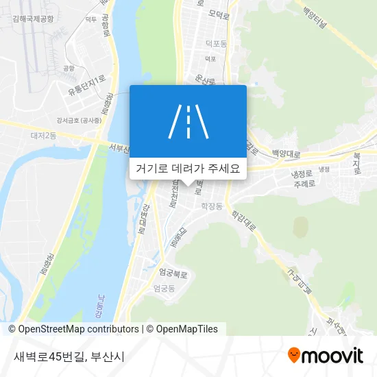 새벽로45번길 지도