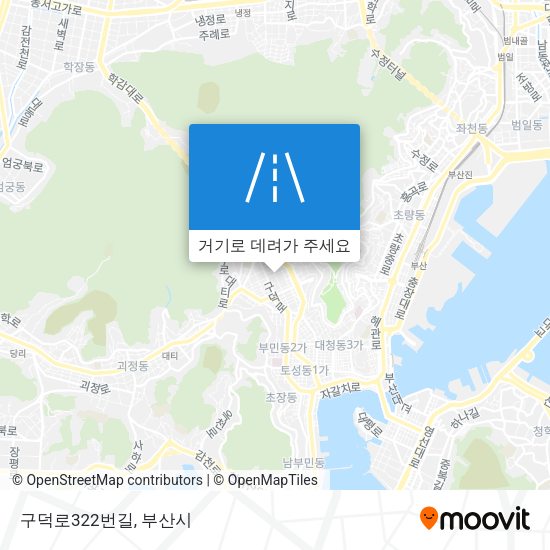 구덕로322번길 지도