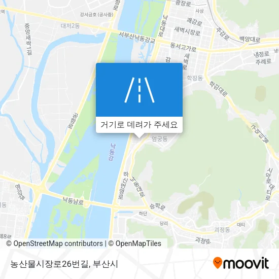 농산물시장로26번길 지도