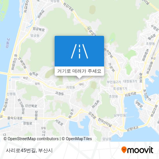 사리로45번길 지도