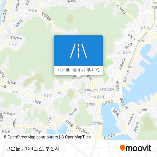 고운들로139번길 지도