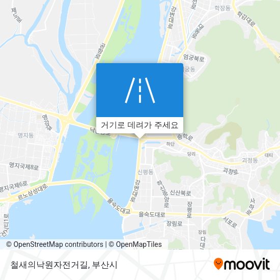 철새의낙원자전거길 지도