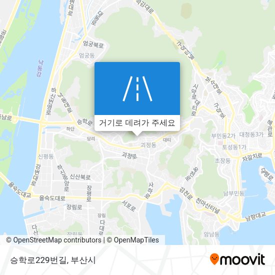 승학로229번길 지도