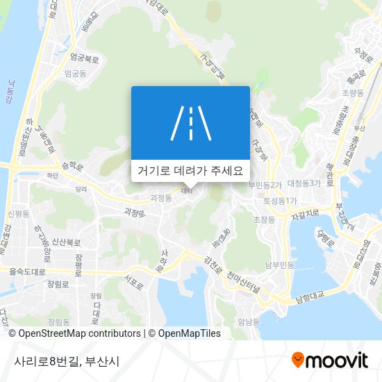 사리로8번길 지도