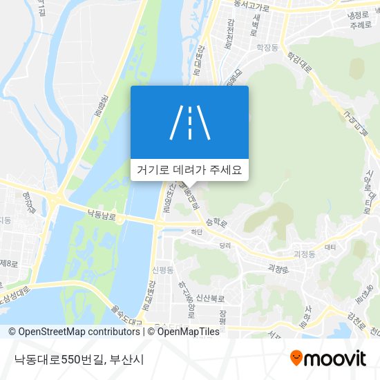 낙동대로550번길 지도