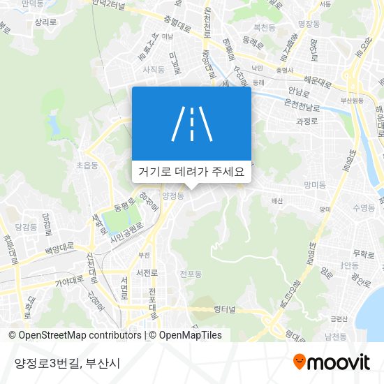 양정로3번길 지도