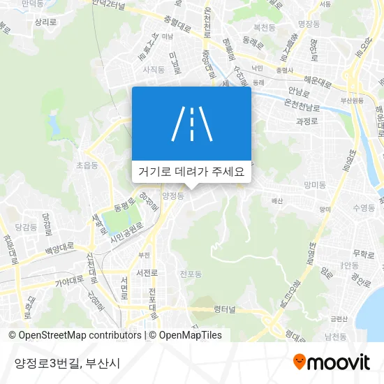 양정로3번길 지도