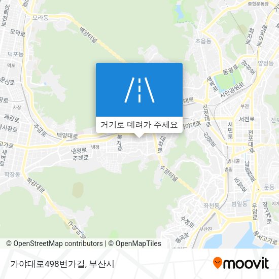 가야대로498번가길 지도