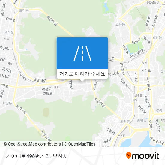 가야대로498번가길 지도